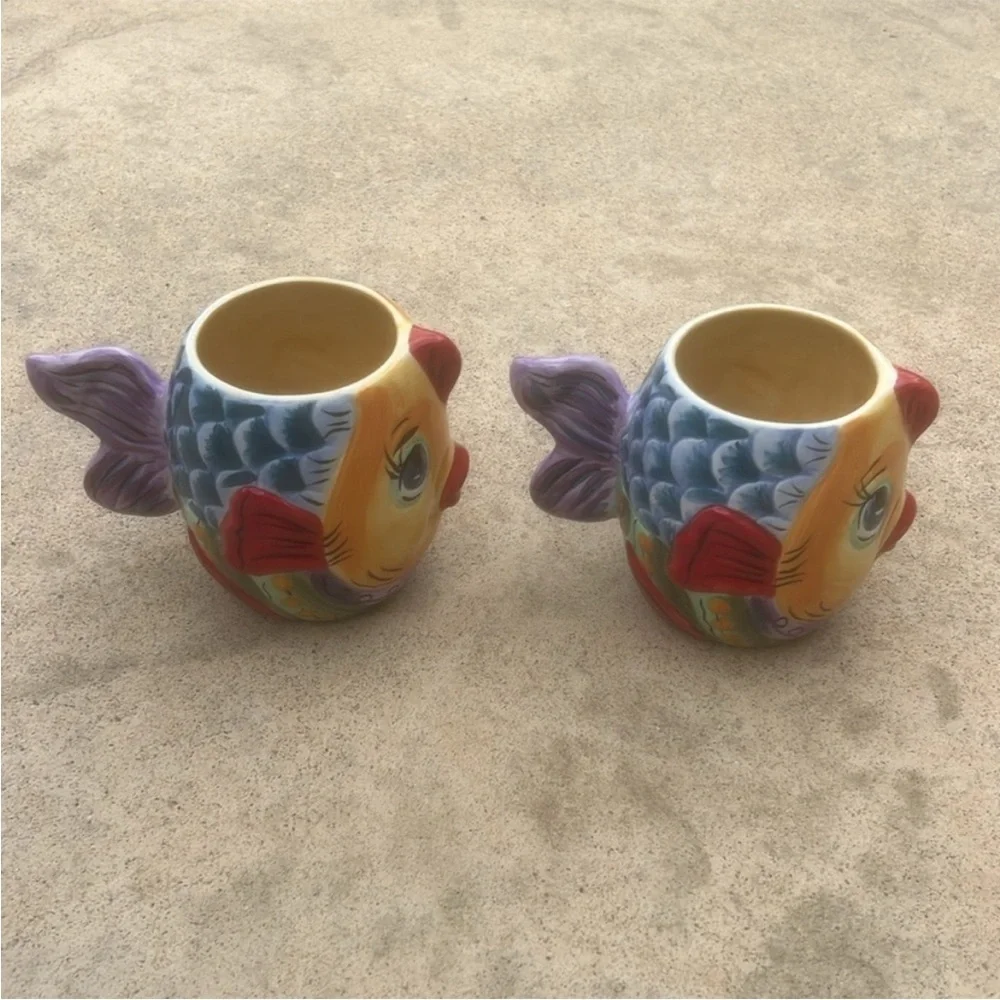 Dario Farrucci Design Colorful Vissen Fish Coffee Mug